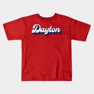 Dayton Vintage Script Kids T-Shirt